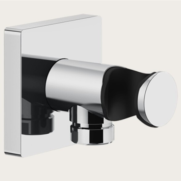 Gessi Шланговое подсоединение, Rilievo, шгв 60*68*60, цвет черный брашированный металл  59161#707