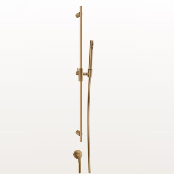 Gessi Душевой гарнитур, Habito Intreccio, 23, цвет латунь  70142#710