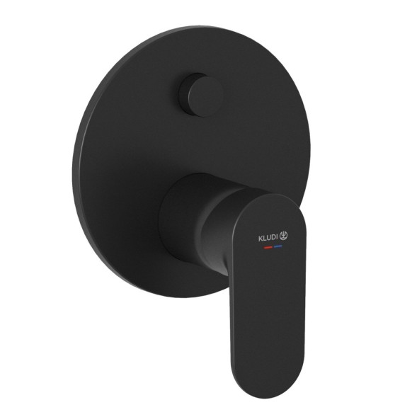 Смеситель KLUDI X1 327593975 для ванны и душа встраиваемый внешняя часть с автоматическим переключателем воды PUSH&amp;SWITCH