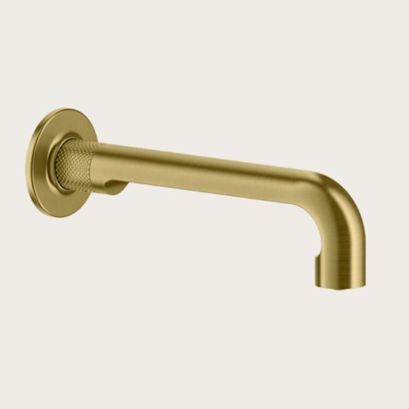 Gessi Излив, Inciso, для раковины, цвет брашиварованное золото 58100#716