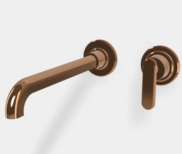 Смеситель для раковины, Fima Carlo Frattini, Park Lane, цвет-бронза брашированная янтарная F1301WZX9ZS