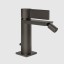Gessi Смеситель для биде, Inverco Rigato, цвет Черный брашированный металл  73507#707