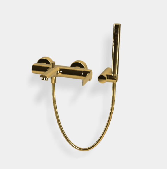 Смеситель для ванны и душа, Fima Carlo Frattini, Mast, цвет- золото F3134OR