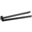 Полотенцедержатель COLOMBO DESIGN TRENTA B3012.NM двойной цвет черный матовый