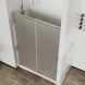 Vincea Душевая дверь Сити (City) VDS-5CT130MT, 1300, хром, стекло текстурное