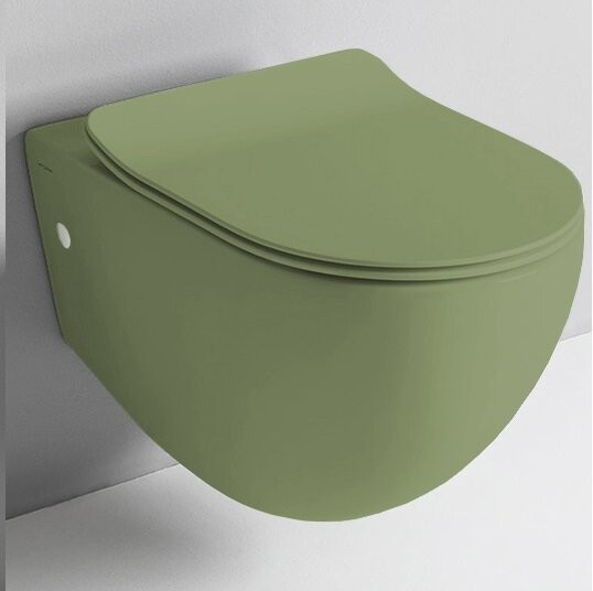 Унитаз Artceram File 2.0 подвесной безободковый  цвет salvia FLV004 44 00