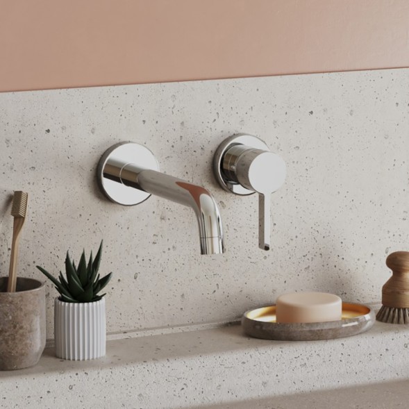 Paini 74CR208 Смеситель для раковины Брера встраиваемый, хром