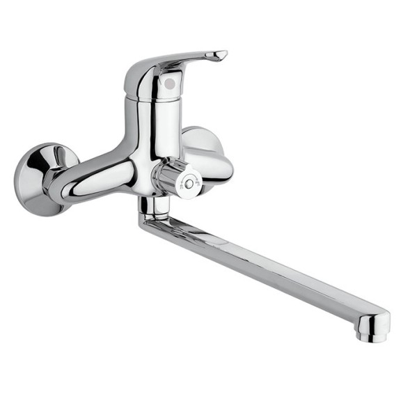 Paini Смеситель для ванны Trento с длинным изливом без аксессуара, хром (CR)