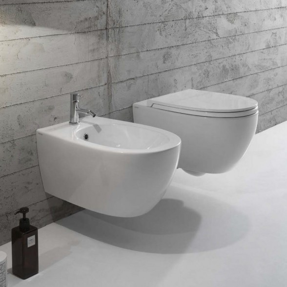 Унитаз GLOBO 4ALL подвесной цвет белый MDS02BI