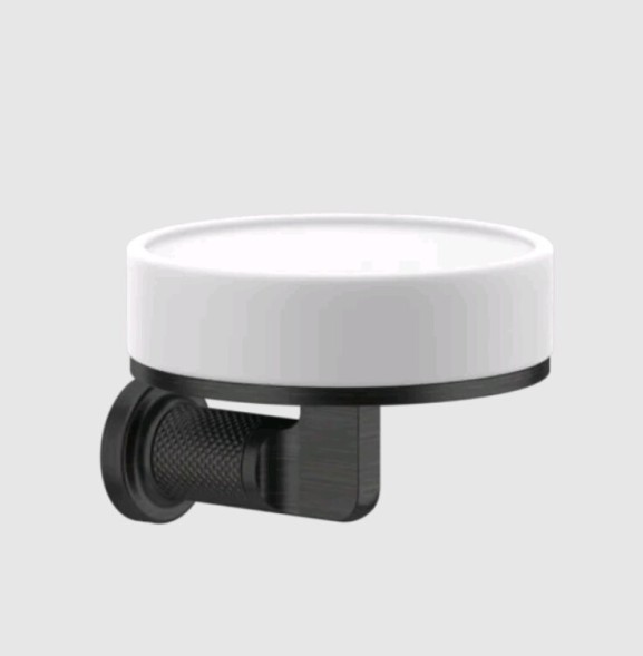 Gessi Мыльница, Inciso, шгв 115*125*35, цвет черный матовый#белый  58501#299
