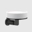 Gessi Мыльница, Inciso, шгв 115*125*35, цвет черный матовый#белый  58501#299