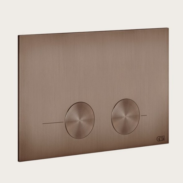 Gessi Клавиша смыва, для инсталяций, Viega 1H, 2H, 2L, шгв 270*5*140, цвет черный матовый  54613#299