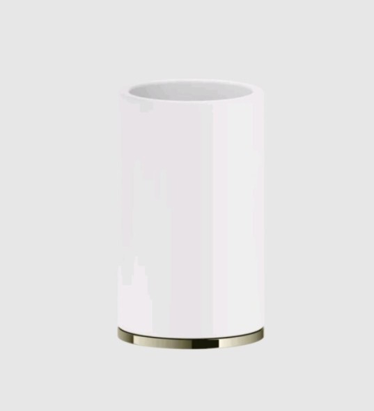 Gessi Стакан, Inciso, шгв 75*75*127, цвет белый#золото   58531#246