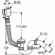 Сифон KLUDI ROTEXA 2130005N-00 для ванны слив-перелив