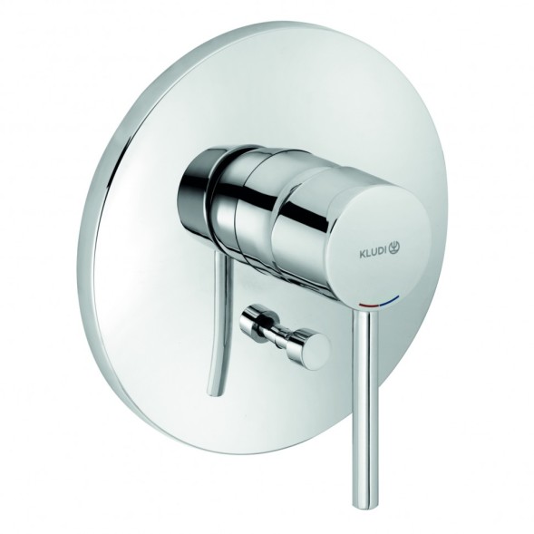 Смеситель KLUDI BOZZ 386500576 для ванны и душа встраиваемый внешняя часть с переключателем воды