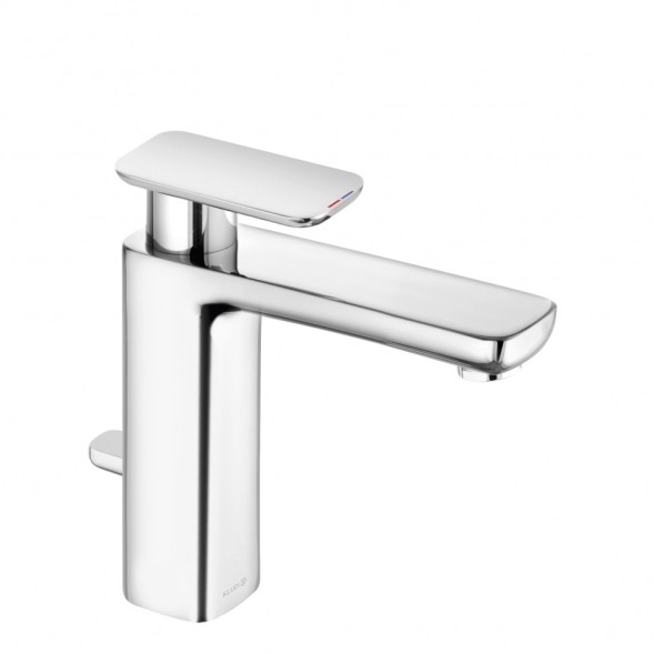 Смеситель KLUDI E2 492950575 для раковины на одно отверстие однорычажный с донным клапаном