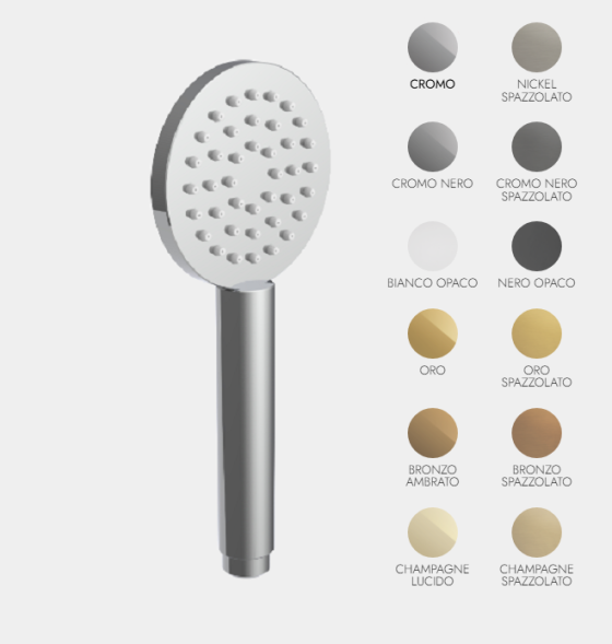 Ручной душ, Fima Carlo Frattini, Handshowers, 90, цвет-белый матовыйF1190BS