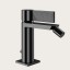 Gessi Смеситель для биде, Inverco Rigato, цвет черный металл