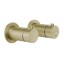Gessi Смеситель для душа, Anello, на 2 потребителя, цвет Латунь матовая  63333#727