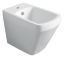 Биде SIMAS BADEN BADEN Напольное приставное с одним отверстием цвет белый BB04/F91
