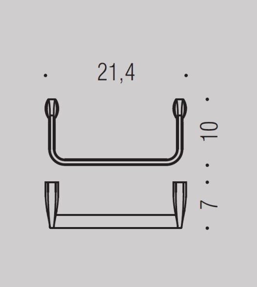 Полотенцедержатель COLOMBO DESIGN TRENTA B3031 кольцо цвет хром