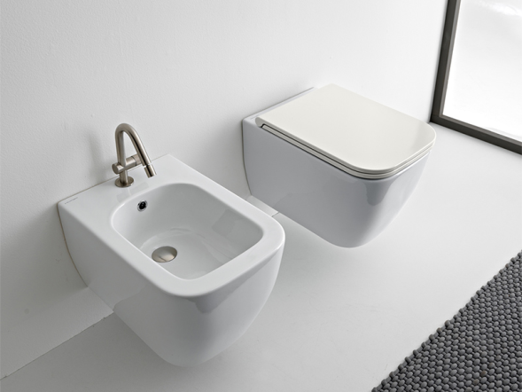 Сиденье с крышкой Scarabeo TEOREMA 2.0 с микролифтом цвет белый матовый 8305/B 41