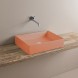 Раковина Artceram Scalino накладная без отверстий  цвет Orange cameo SCL002 13 00
