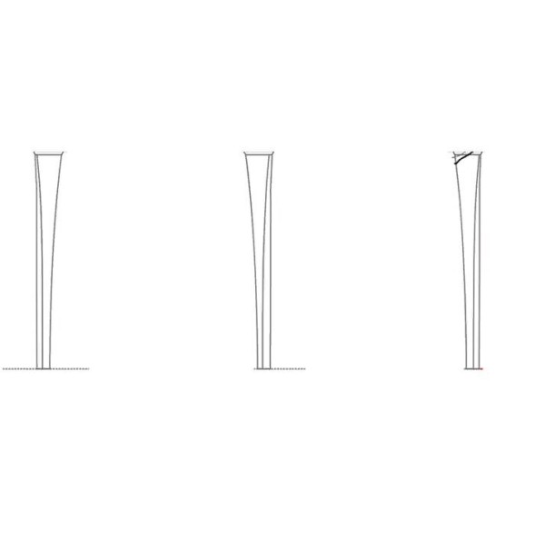 Ножки Artceram Civitas метериал керамика цвет серый CIC002 34 00