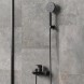 Paini TRYO155F3D110 Лейка душевая Торино , 3 режима, чёрный
