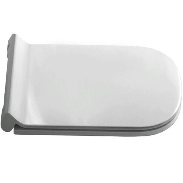 Сиденье с крышкой GALASSIA Meg11 PRO 5478 MT с микролифтом быстросъемное тонкое цвет белый матовый