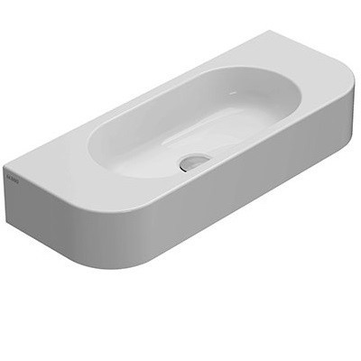 Раковина GLOBO FORTY3 подвесная с одним намеченным отверстием цвет белый SCT70BI