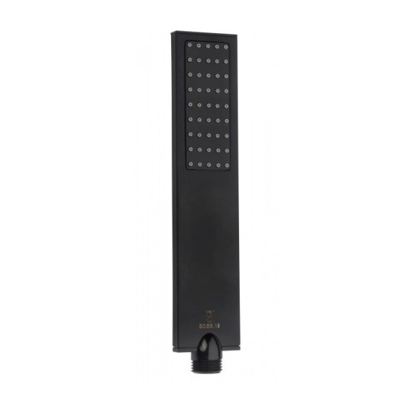 Душевая лейка BOSSINI FLAT ONE B00270.073 с одним видом струи цвет черный матовый
