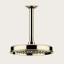 Gessi Верхний душ, Tremillimetri, Quadro, 195*550, цвет черный брашированный металл  33061#707