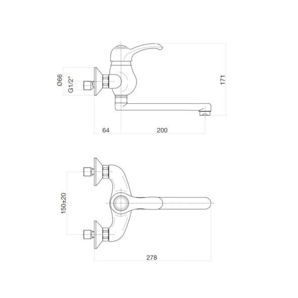 Смеситель для кухни Webert Aurora AU910101010,  золото