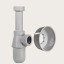 Gessi Сифон, Technical Accessories, для биде, округлый, 1 1#4", цвет Матовая латунь  01375#727