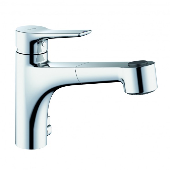 Смеситель KLUDI MIX 329450575 для кухни с выдвижным изливом доп. кран Multi