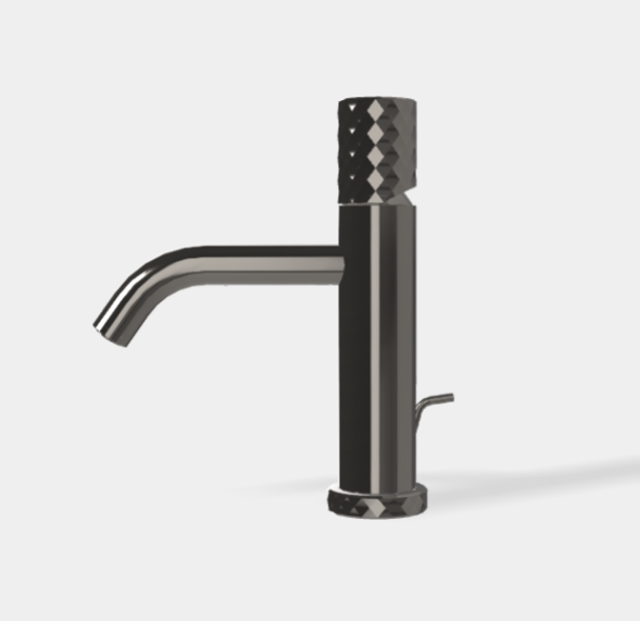 Смеситель для раковины, Fima Carlo Frattini, Spillo Tech, ,X COLLECTION, цвет-хром черный F3031TXSXCN