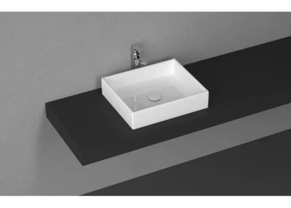 Раковина ISVEA Purita 50 см накладная цвет белый 10PL66050