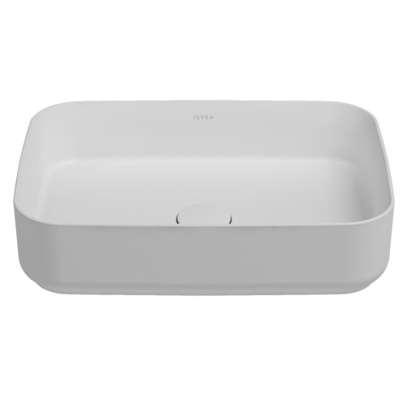 Раковина ISVEA Infinity накладная ШГВ 500*360*120 отверстия для смесителя отсутствуют цвет белый 10NF65050