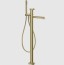 Gessi Смеситель для ванны и душа, Anello, напольный, цвет Латунь матовая  63328#727