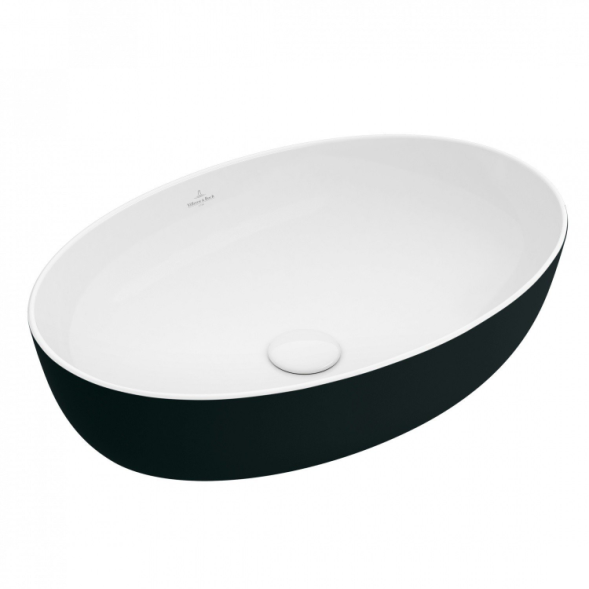 Villeroy&amp;Boch Раковина, Artis, шгв 610*410*130, отверстия для смесителя-отсутствуют, цвет снаружи/внутри-Bordeaux/белый 419861BCS9