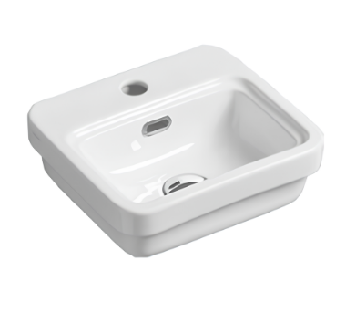 Раковина SIMAS EVOLUTION подвесная с одним отверстием цвет белый EVO14