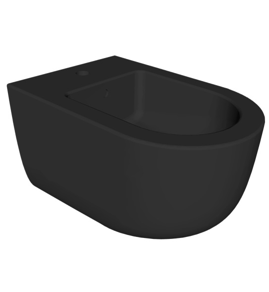 Биде HATRIA FUTURA A0Y9B802 подвесное цвет черный матовый