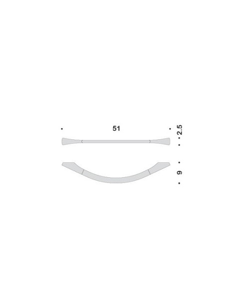 Полотенцедержатель COLOMBO DESIGN LAND B2810 широкий цвет хром