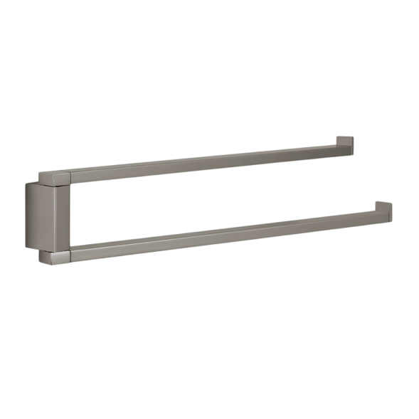 Полотенцедержатель COLOMBO DESIGN MINI Q B5012.HPS1 двойной цвет нержавеющая сталь