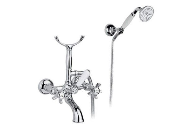 Nicolazzi Смеситель для ванны и душа Dames Anglaises 1402 CR 18 цвет хром