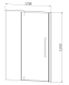 Vincea Душевая дверь Слим-Н (Slim-N) VDP-4SN120CL, хром, стекло прозрачное