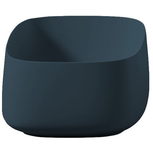 Раковина Artceram Cognac Quadro накладная без отверстий  цвет Green petrolio COL006 42 00