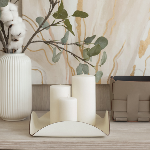 Корзинка COLOMBO DESIGN ADJ 1013.04/06 настольная цвет капучино/шоколад