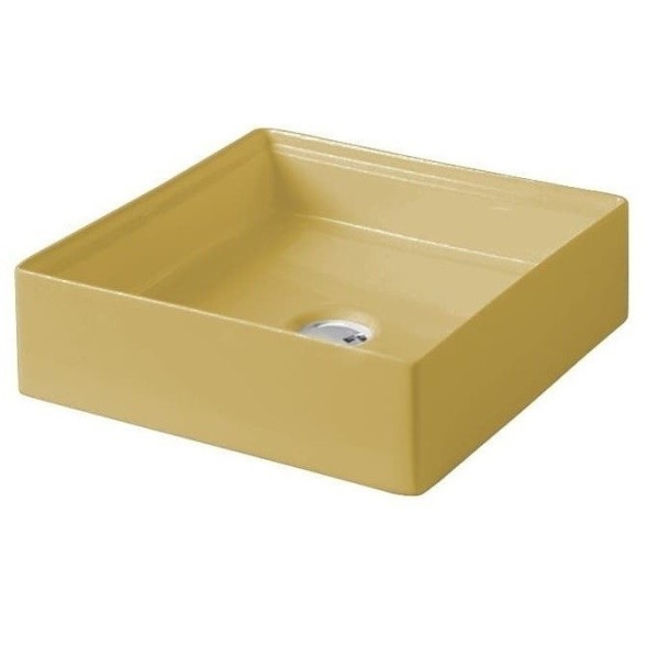 Раковина Artceram Scalino накладная без отверстий  цвет Zync yellow SCL001 12 00